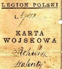 Karta Wojskowa - 1914