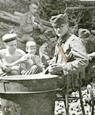 1939 - soldiers peeling potatos