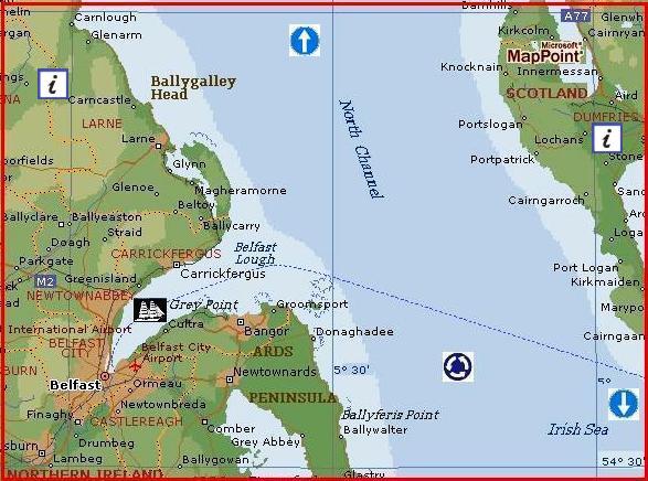 Map of Belfast by MSN