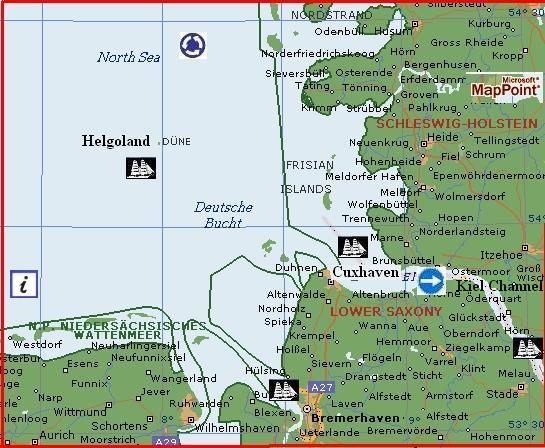 Cuxhaven by MSN maps