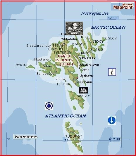 Faroe Islands by MSN maps