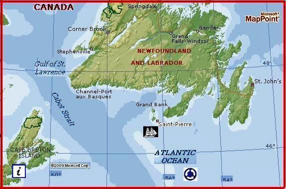 Newfoundland and Labrador by MSN Maps