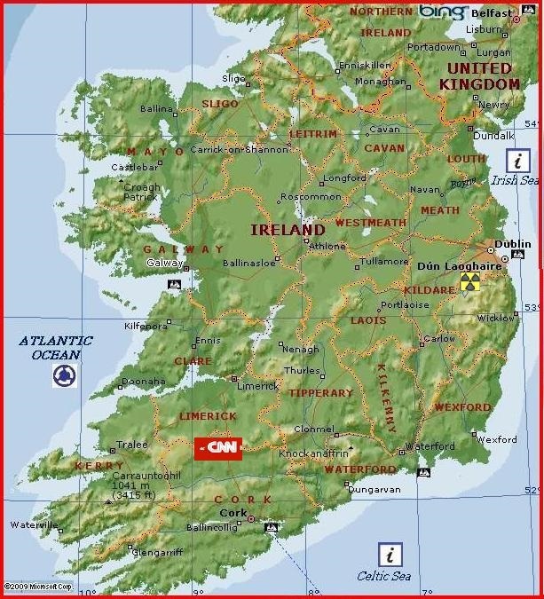 Map of Cork by MSN