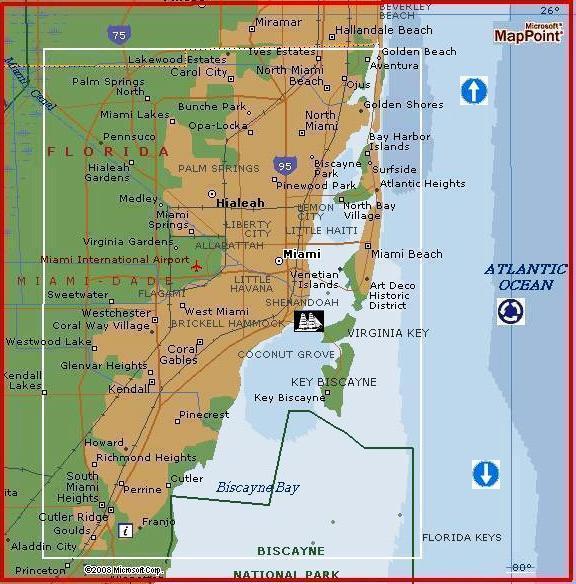 Miami by MSN Maps