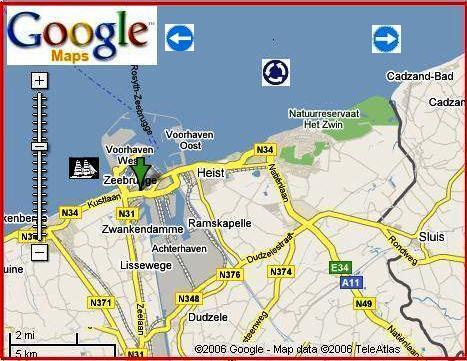 Zeebrugge- Google Maps