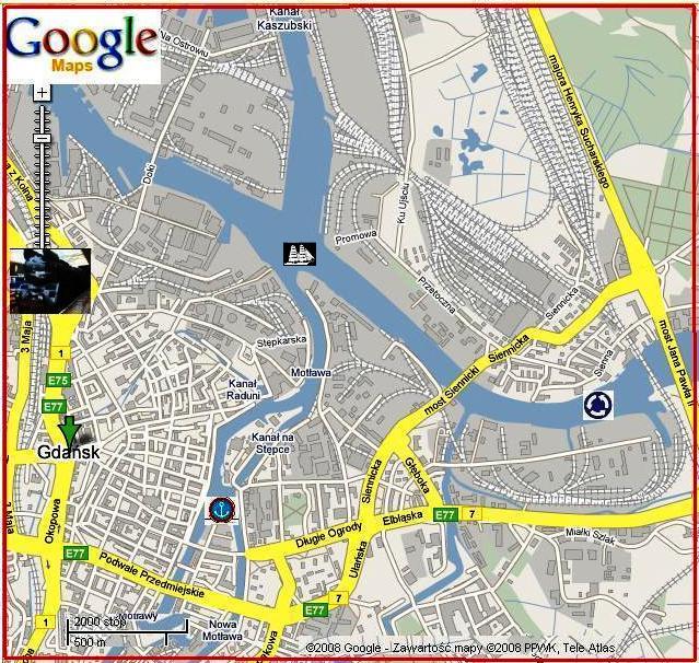 Gdansk by Google Maps
