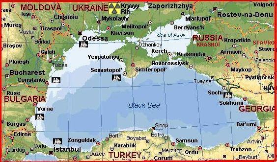Black Sea by MSN Maps