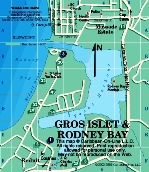 Rodney Bay - Caribbean-on-line maps