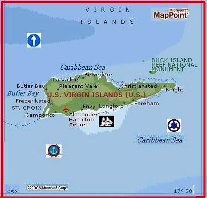 St. Croix Island by MSN Maps