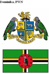 Dominica - Coat of Arms and the Flag