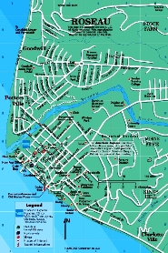 Roseau - map