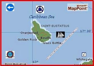 St Eustatius Island by MSN Maps