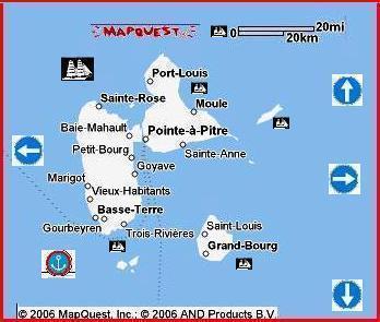 Guadeloupe Island - belonging to France