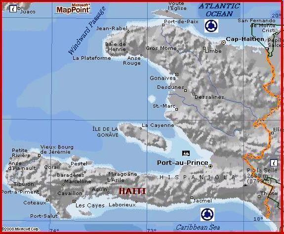 Haiti by MSN Maps