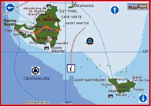 St Martin by MSN Maps