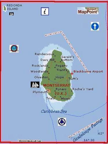 Monserrat Island by MSN Maps