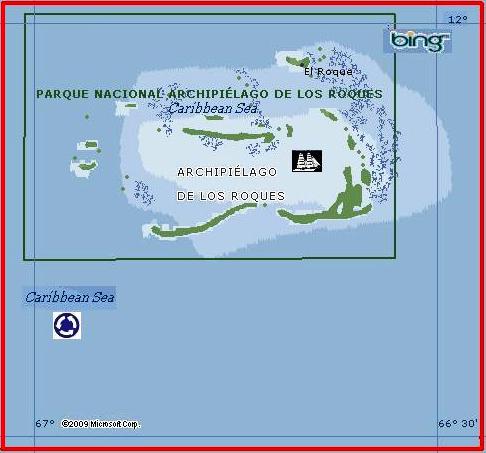 Archipelague de los Roques by MSN Maps