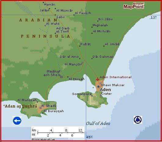 Aden by MSN Maps