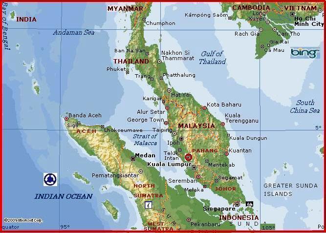 Malaysia by MSN Maps