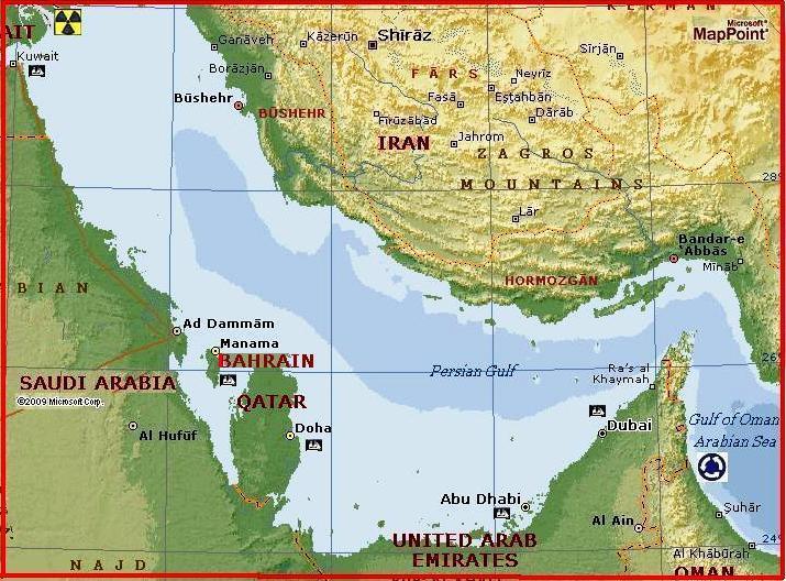 Persian Gulf by MSN Maps