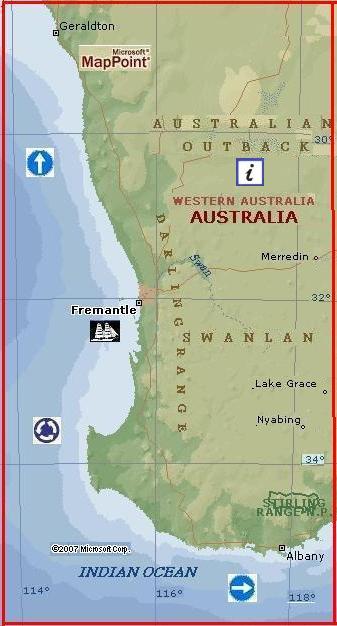 Fremantle by MSN Maps