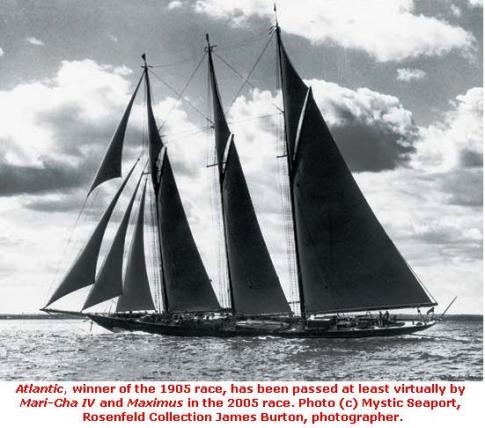 Atlantic 1905 - holder of the oldest sailing record over Atlantic Ocean - photo by James Burton