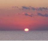Sunrise on the Ocean - oryginal photos by W.Gargol reedited by Z.Potempski