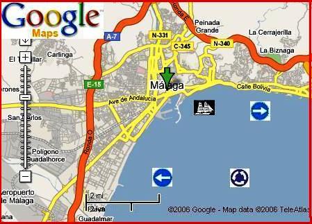 Malaga by Google Maps