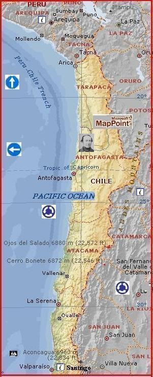 Chile by MSN Maps