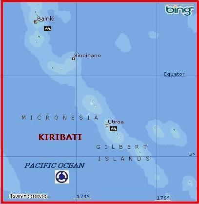 Kiribati Islands by MSN Maps