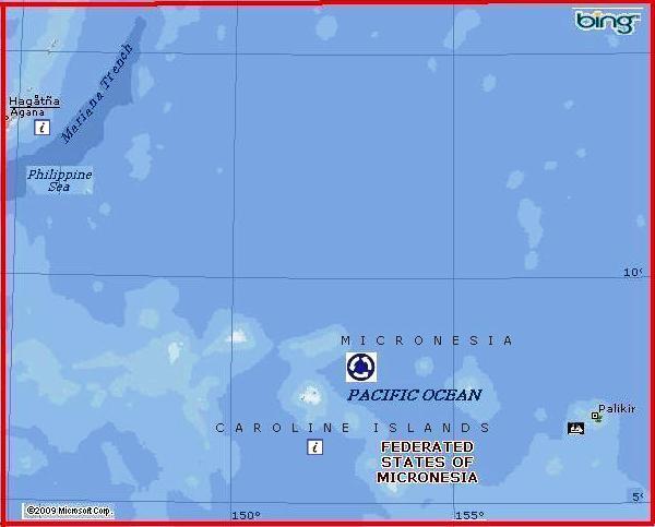 Micronesia by MSN Maps