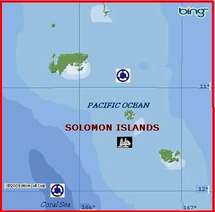 Solomon Islands by MSN Maps