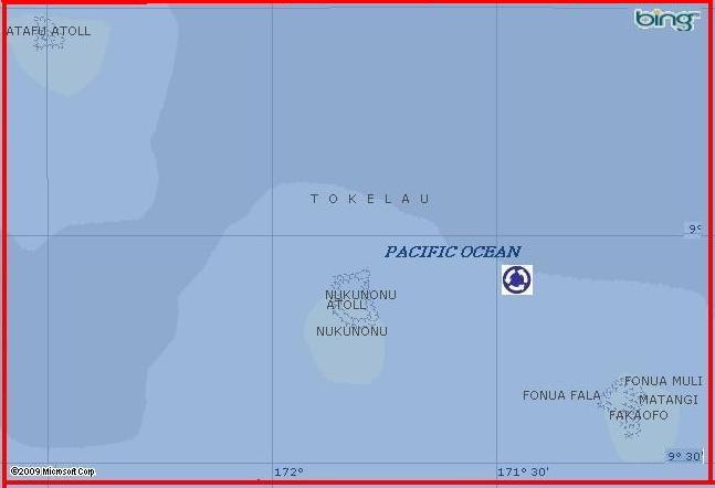 Tokelau by MSN Maps