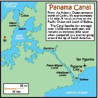 Panama Canal info from WorldAtlas.com