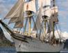 The Tall Ships' Races fleet - Sorlandet under full sails lives Maloy