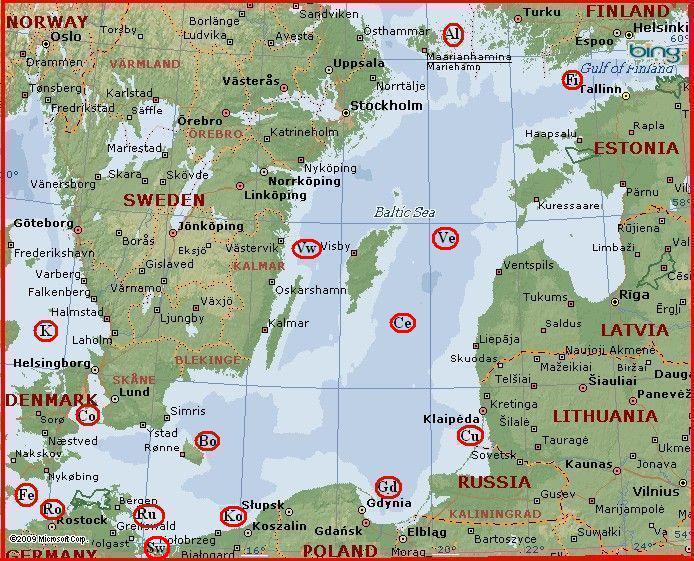 Baltic Sea by MSN Maps